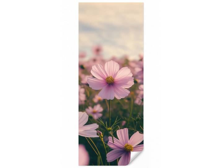 OnlyWow Tapete - Blumen - Lila - Unscharf - 120x280 cm, Rosa, Papier, Rechteckig, 120x280 cm, Tapeten & Wandverkleidungen, Vliestapeten