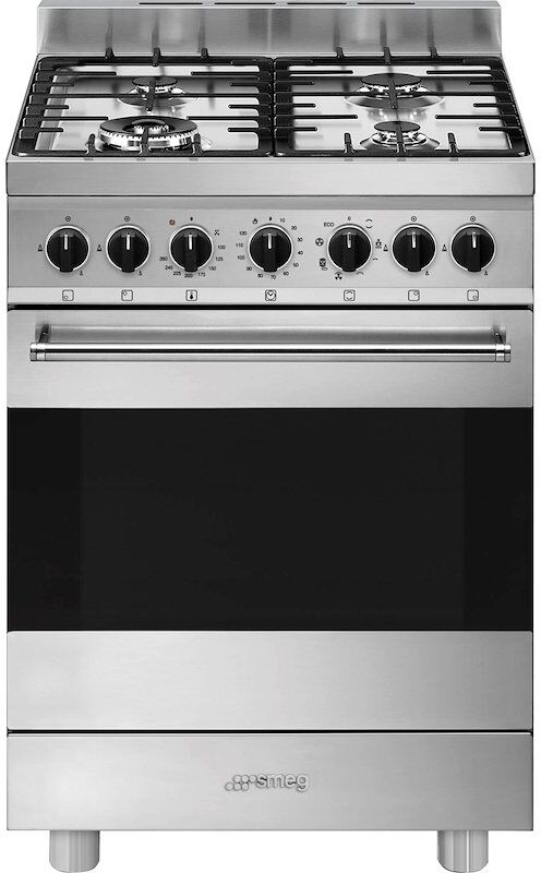 SMEG Cucina Gas + Forno elettrico B61gmx2 Inox