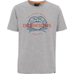 DIDRIKSONS Herren Shirt HARALD USX T-SHIRT C, Größe M in Grau Grau