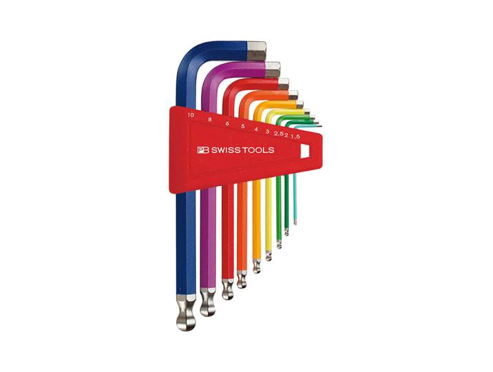 PB Swiss Tools PB212H10RB Inbusschlüsselsatz