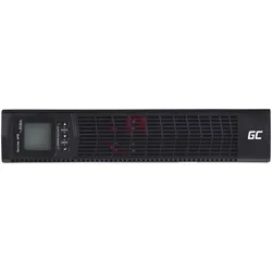 GreenCell RTII 1000VA 900W für Serverschrank Black - Online USV (1000 VA, 900 W, Online-Doppelwandler USV), USV
