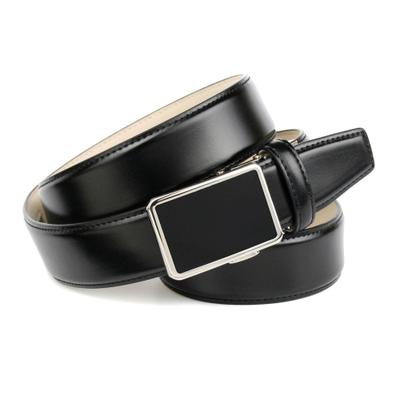 Ledergürtel ANTHONI CROWN, Herren, Gr. 95, schwarz, Leder, unifarben, Gürtel Ledergürtel, für Anzüge in Schwarz