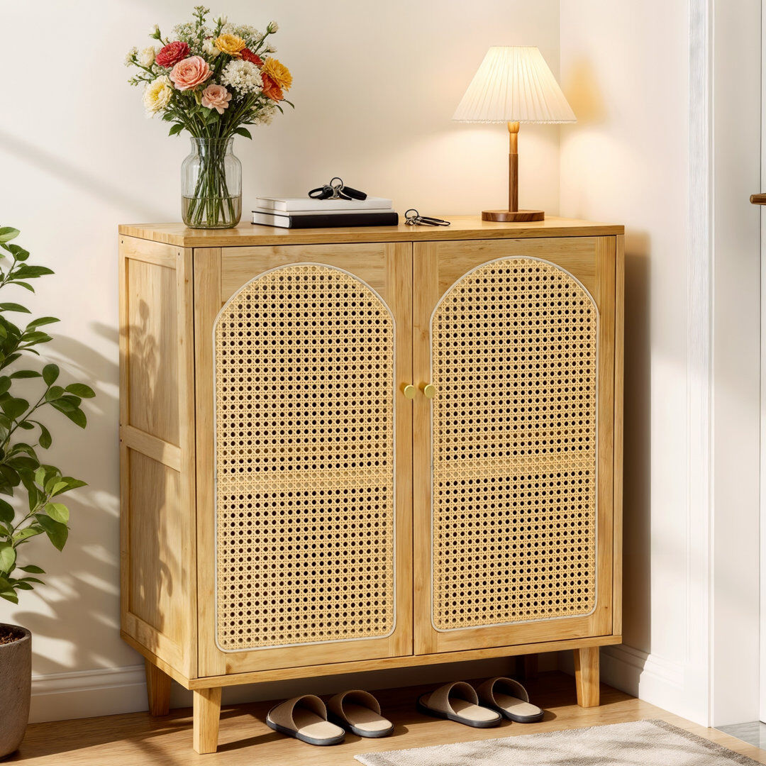 17 Stories 75cm Sideboard Brown 82cm H X 75cm W X 39cm D