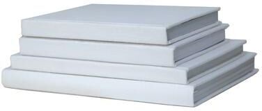 Booth & Williams Decorative Books - Snowfall Coffee Table Stack - 4 White Books