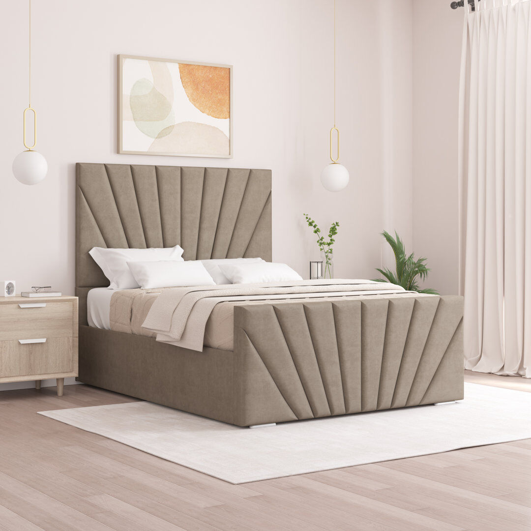 Fairmont Park Aayanah Upholstered Bed Coffee Single (3')