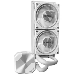 Montech HyperFlow Silent 240 AIO, White, CPU Wasserkühler, Weiss