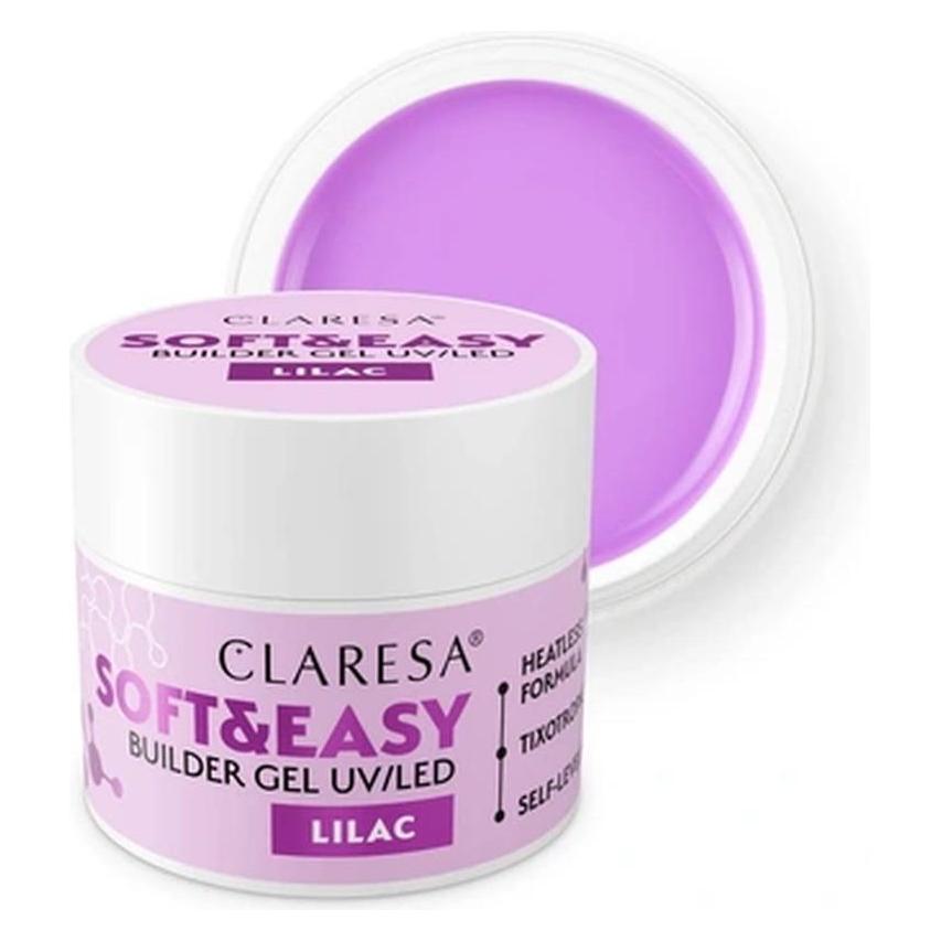 Claresa Soft And Easy Builder Gel Uv/Led Builder Gel (Kunstnägel, Lilac) (OTHER)