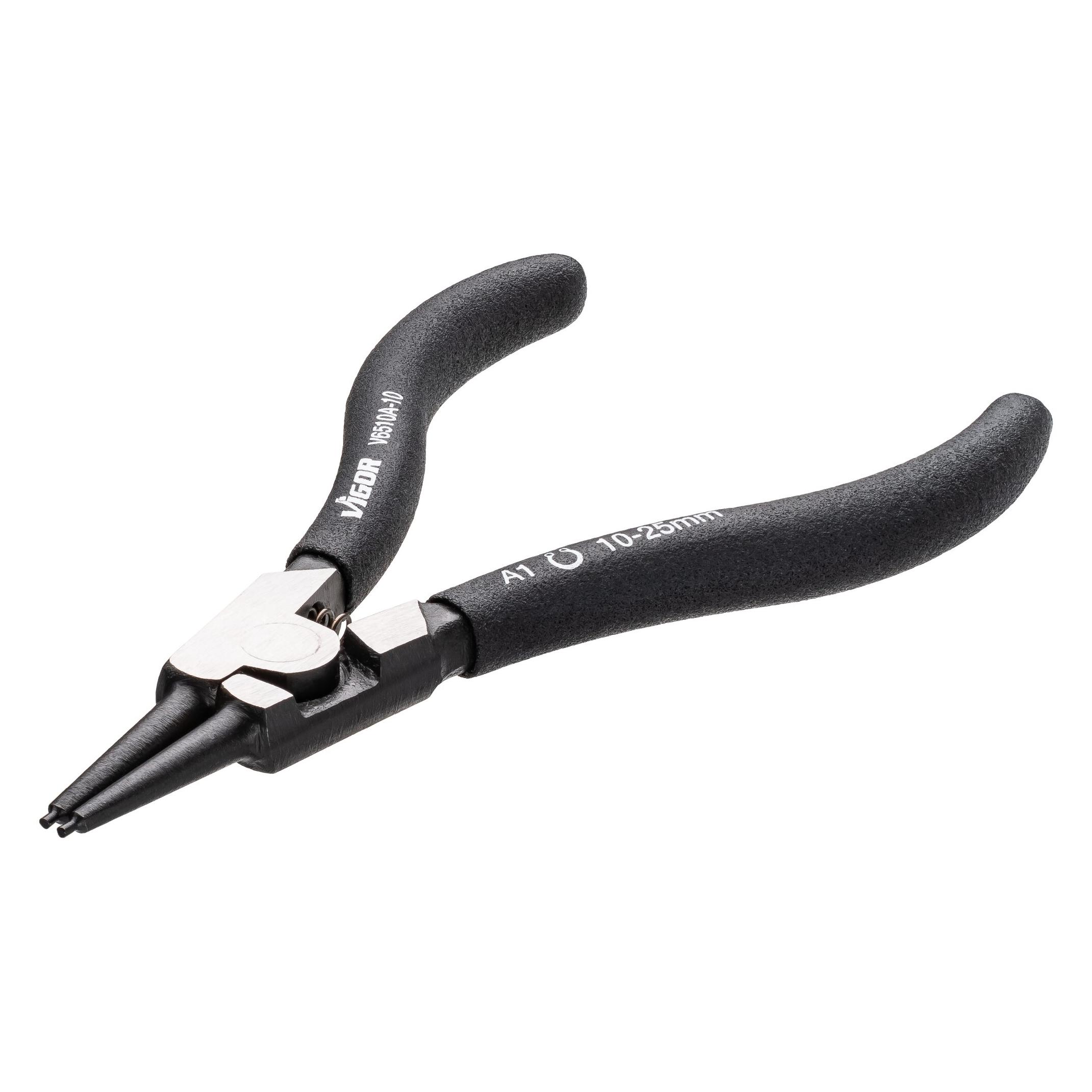 Vigor SICHERUNGSRINGZANGE,GERADE,AUssEN,10-25MM (140 mm) (V6510A-10)