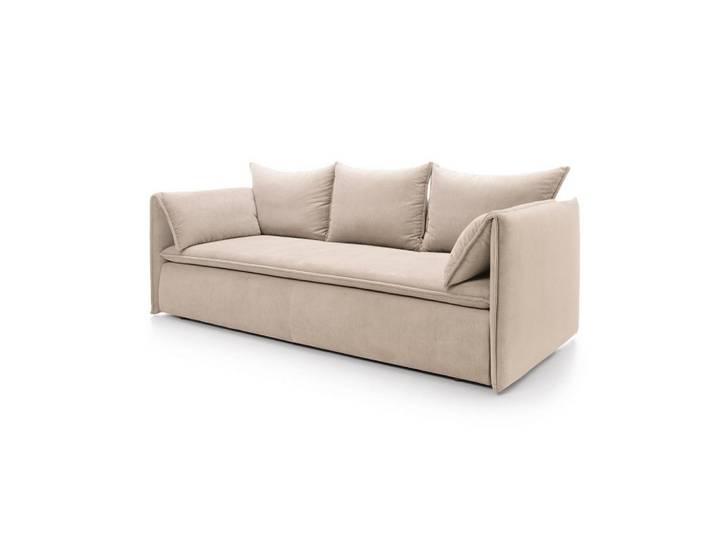 Furnlux Sofa Gold Beige 218x105x89 cm, 218x89x105 cm, Wohnzimmer, Sofas & Couches, Sofas