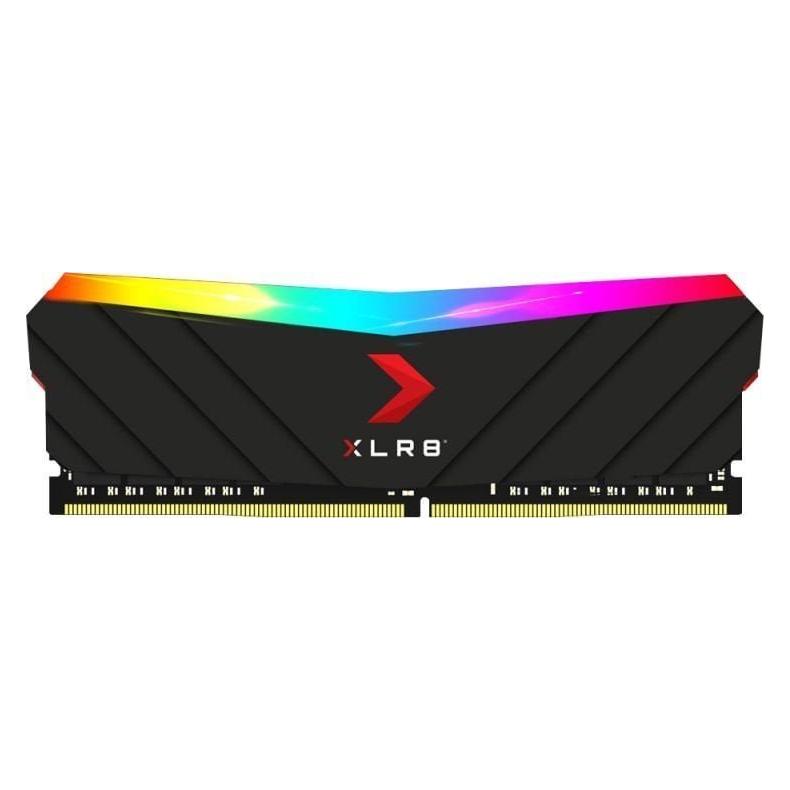 PNY 8GB DIMM DDR4 XLR8 Gaming Epic-X RGB 3200MHz CL6 Speicherriegel (Schwarz) SI Version (1 x 8GB, 3200 MHz, DDR4-RAM, DIMM) (MD8GD4320016XRGB-SI)