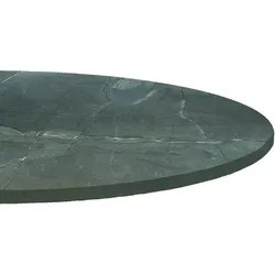 Restootab - Tischplatte Ø120 Dekor Marmor jade