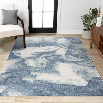 JONATHAN Y Marmo Abstract Two-Tone Modern Area Rug