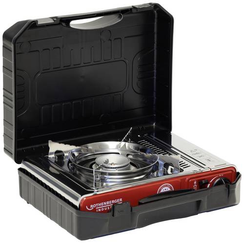 Rothenberger Industrial Gas Camping Kocher Deluxe RS 220 1500004233 Edelstahl
