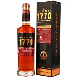 Glasgow Distillery 6 Jahre - 2018/2025 - Ruby Port Cask Finish -...