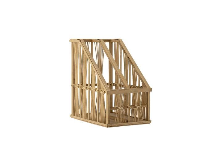 Porte-revues en bambou naturel Tobi