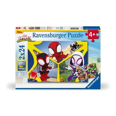Kinderpuzzle 2x24 Teile - Spider-Man - Spidey und seine Super-Freunde