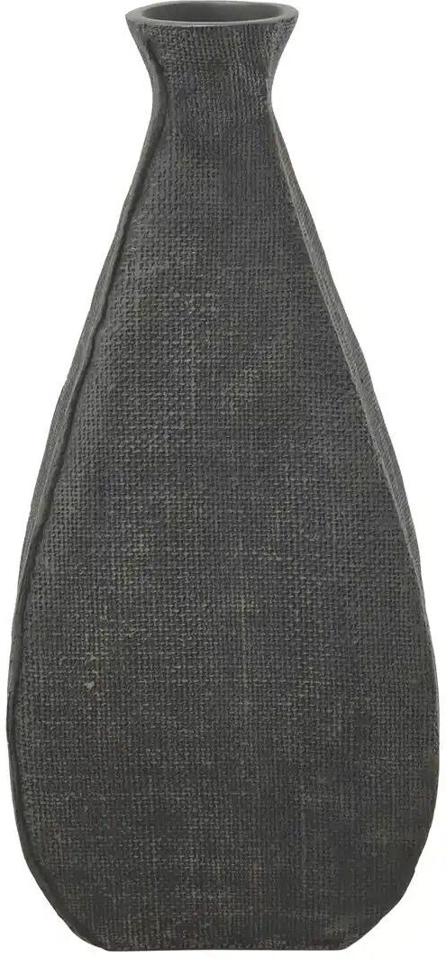 HOME STORY Deko Vase   ¦ schwarz ¦ Polyresin (Kunstharz) ¦ Maße (cm): B: 18,5 H: