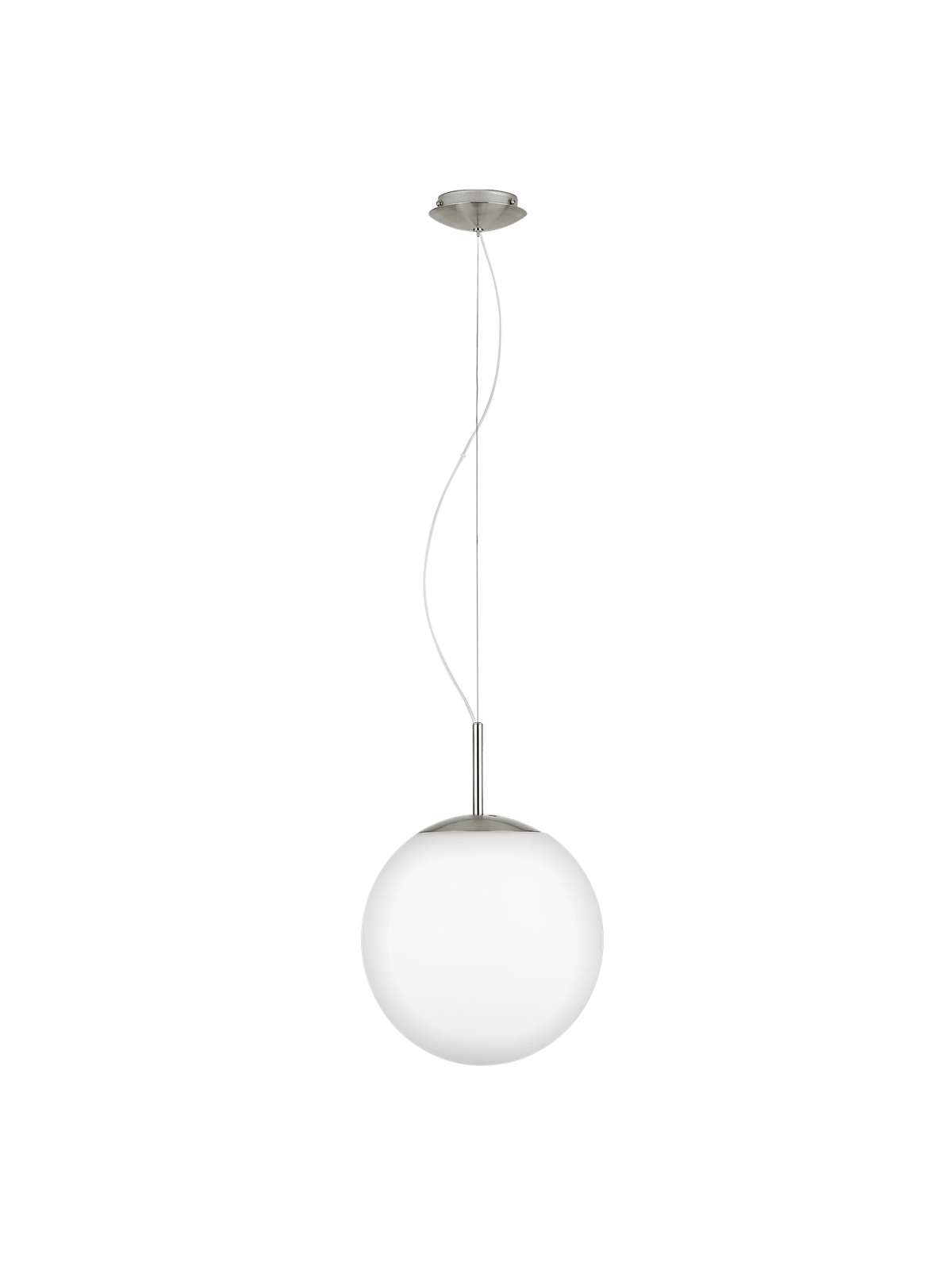 EGLO PIEDALE PRO PENDELLEUCHTE GLAS E27 L2000 Ø300 WEISS