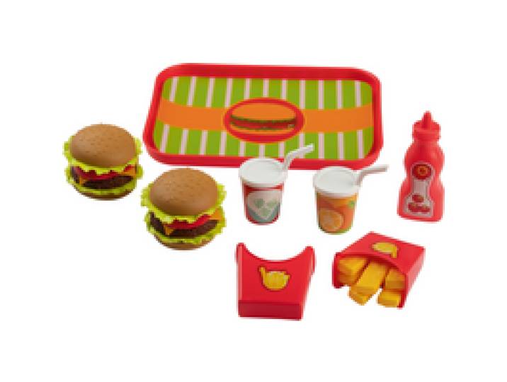 LUPILU® Set de jeu cuisine (set de restauration rapide)