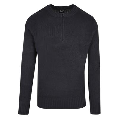 Bolero BRANDIT "Brandit Herren Armee Pullover", Herren, Gr. XXL, schwarz (navy), 100% Polyacryl, unifarben, normal, Rundhals, Strickjacken Bolero