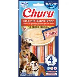 INABA Dog Churu (Fischbasis) Lachs veget 4x14g (56g)