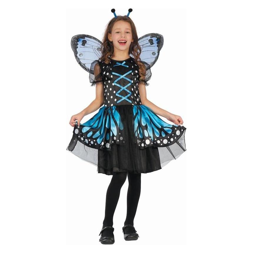 GoDan Schmetterlingsfeenkostüm für Kinder, Grösse 110/120 cm (110) (58226065)
