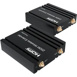 PremiumCord HDMI Extender Wireless up to 200 m Full HD 1080p HDMI 13 HDCP 1422 metal housing (Extender), Video Converter