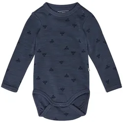 hummel hmlMINI langarm Baby-Body 8588 - vintage indigo 74