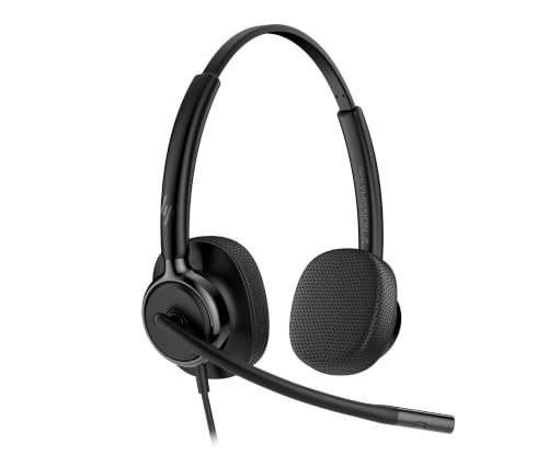 HP Poly Mission 420 Stereo USB-headset met kabel, zwart