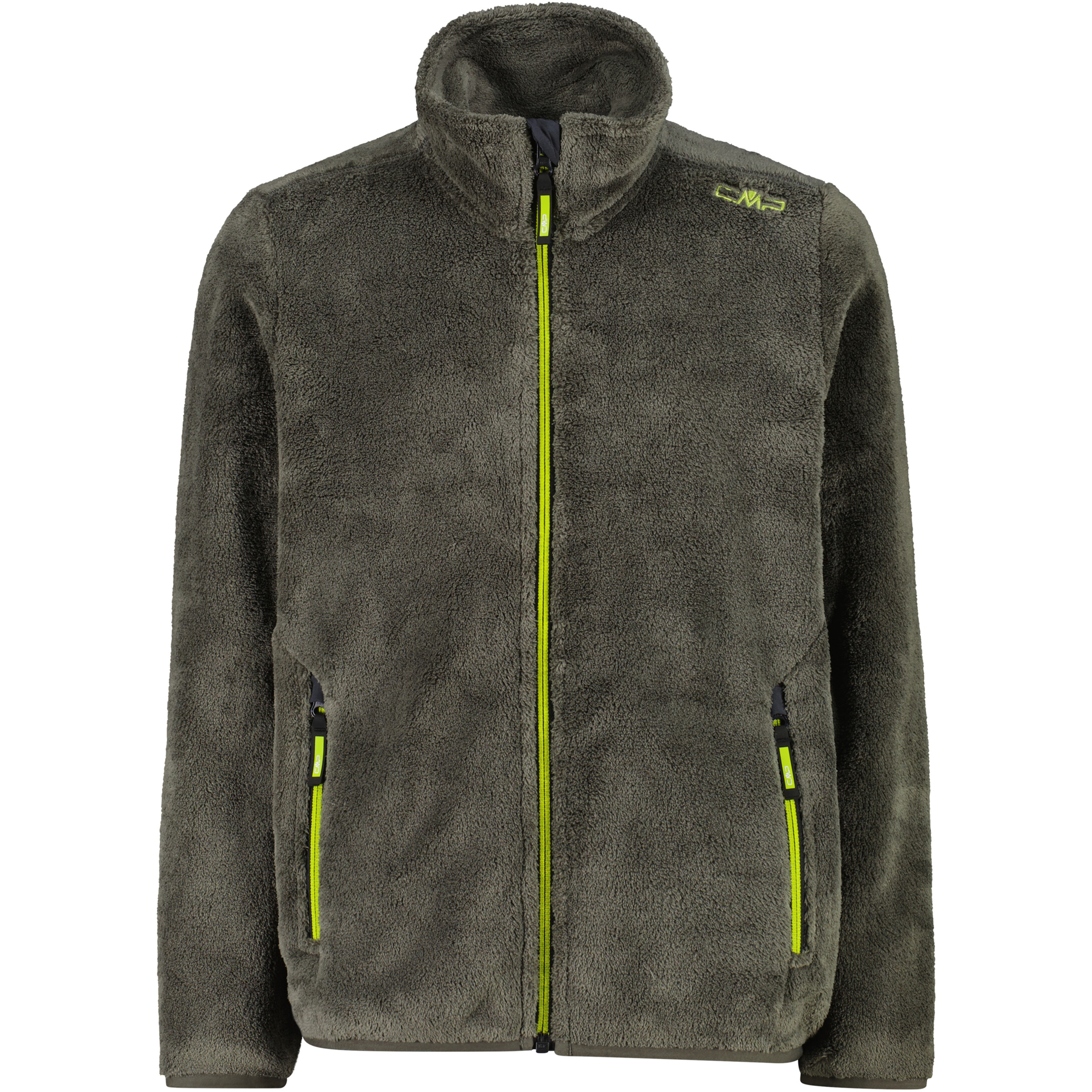 CMP Highloft Kinder Fleecejacke oliv Größe 110 Trekking Atmungsaktiv