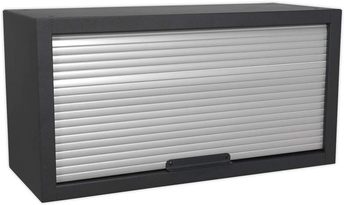 Modulaire Wandkast met Aluminium Tambourdeur voor de Keuken, Breedte: 68 cm