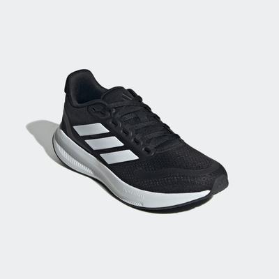 Laufschuh ADIDAS SPORTSWEAR "RUNFALCON 5", Kinder, Gr. 35,5, schwarz-weiß (cschwarz, ftwwht, cschwarz), Synthetik, Textil, Schuhe Laufschuh