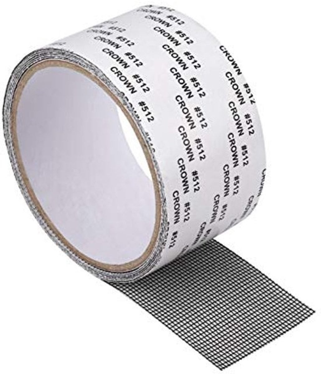 Zelfklevende Scherm Reparatie Tapes voor Deur en Raam - Glasvezel Gaas Patch - 5 x 200 cm