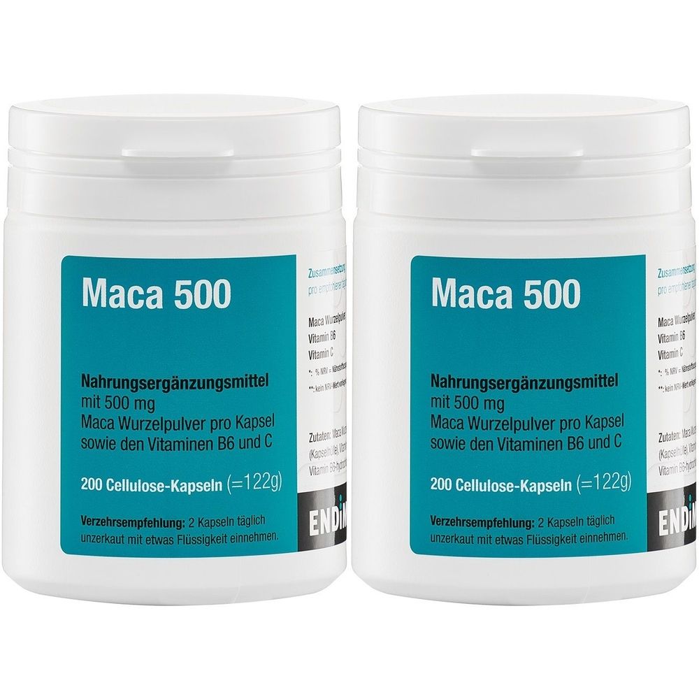 Maca 500 Kapseln 2x 2x200 St