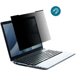 Kapsolo 2-Wege Magnet Blickschutzfilter Apple MacBook Air Ret. 15" (2023) (15"), Notebook Schutzfolie