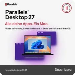 Parallels Desktop 27 Standard für MAC | Dauerlizenz
