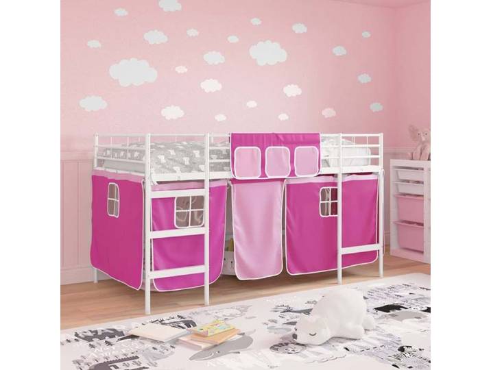 Lit 1 place - Blanc - - Lit mezzanine pour enfants - Cadre de lit - moderne - pour enfants 560954