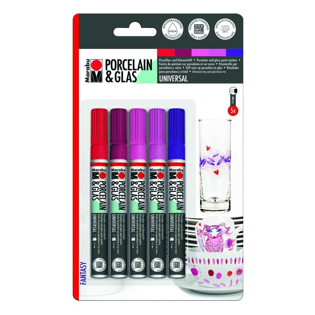Marabu Porzellan- und Glasmalstift (5x) (012300082)