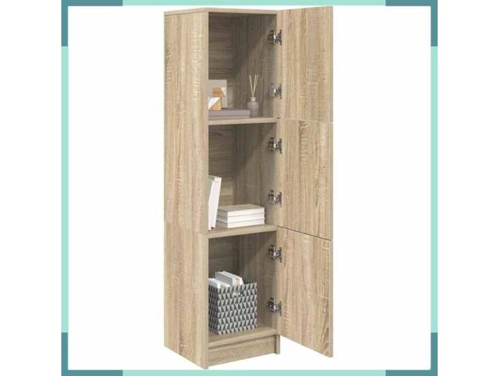 Haut armoire - 869348 - Chêne Sonoma - 31 5 x 32 x 122 5 cm - 3 portes