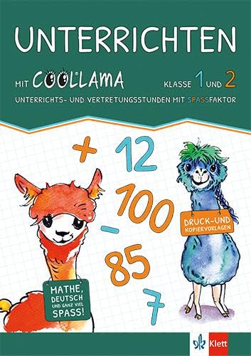Mathe üben mit Coolllama: Unterrichts- und Vertretungsstunden mit Spaßfaktor Klasse 1 und 2 (Coollama) - Preis vom 18.10.2026 19:22:15 h
