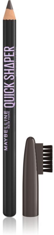 MAYBELLINE NEW YORK Quick Shaper precise eyebrow pencil with brush shade 06 Black Brown 1 pc