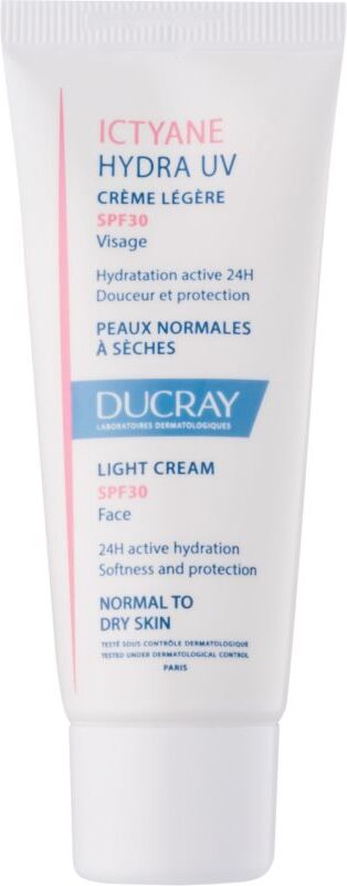 Ducray Ictyane lightweight moisturiser for normal to dry skin SPF 30 40 ml
