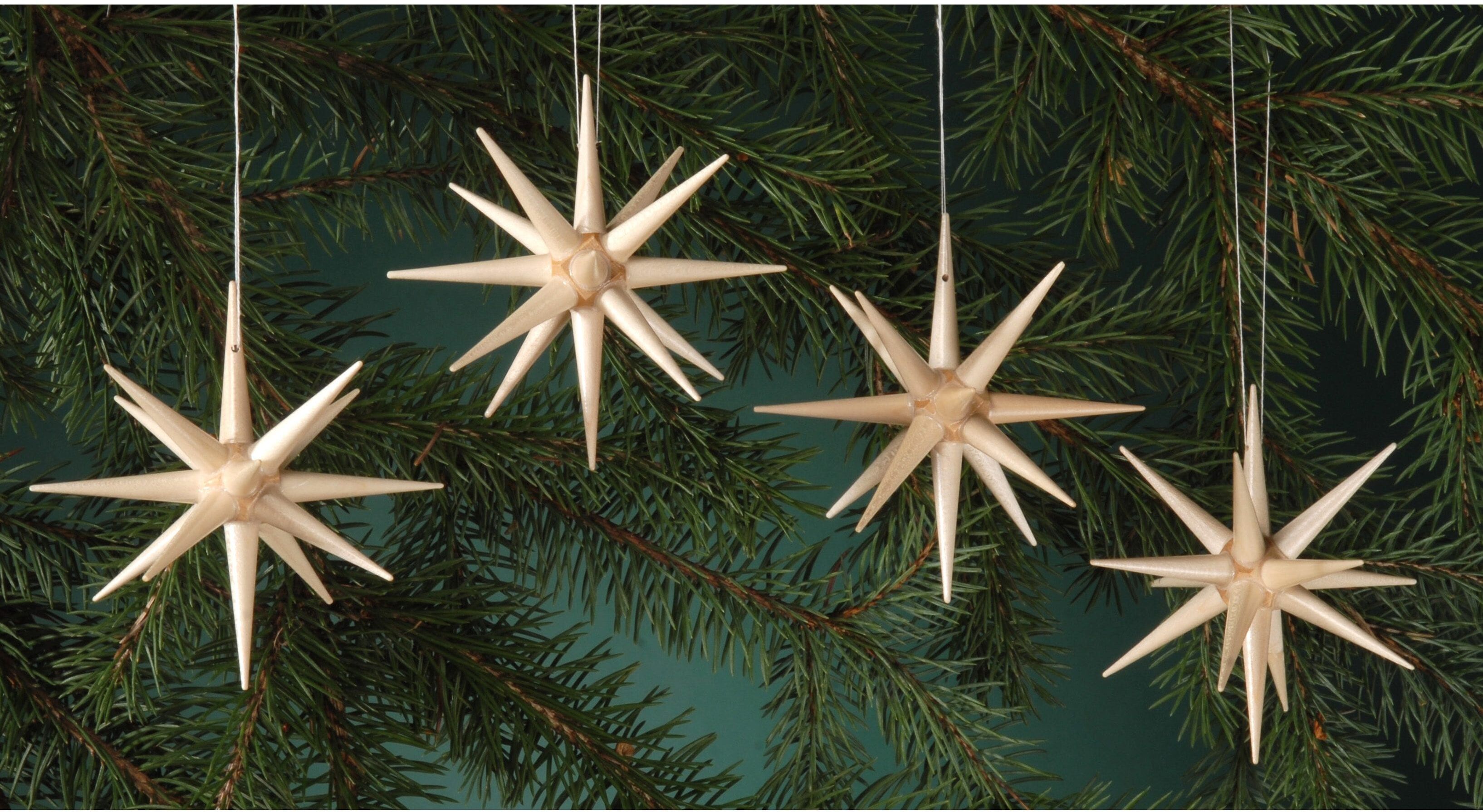 Christbaumschmuck ALBIN PREISSLER "Handwerkskunst aus dem Erzgebirge", beige (natur), Ø:10cm, Holzwerkstoff, Weihnachtsbaumschmuck, Christbaumschmuck, Weihnachtsdeko aus Holz