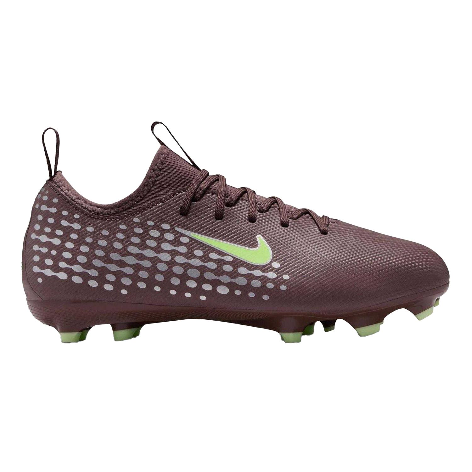 Nike - "Mercurial" Fußballschuhe mit festem Boden für Kinder (Pflaume/Silber)