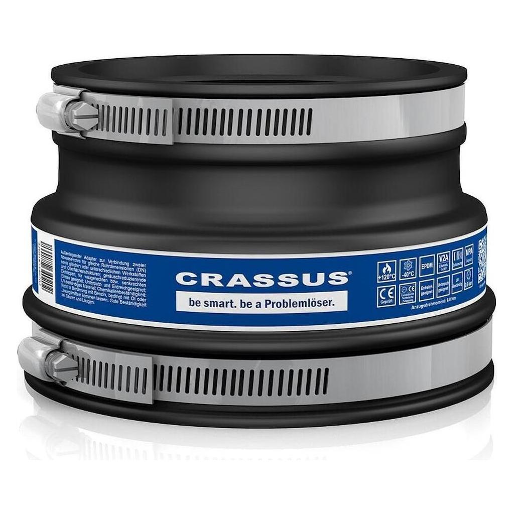 Crassus CAC 1452 Adapterkupplung 0,6 bar (130-145 / 110-125 mm) (Rohrkupplung) (CRA12060)