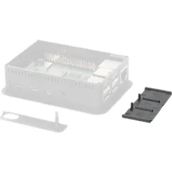 TEK RPI4-FP BK - Gehäusezubehör - Frontabdeckung, schwarz