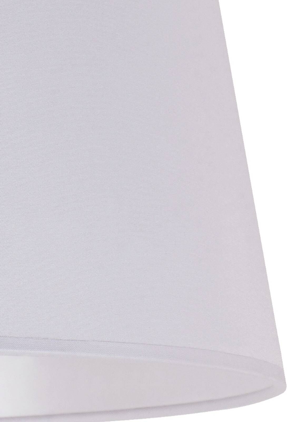 Lampenschirm Classic L für Stehleuchten, weiß Duolla, weiß / opal, Textil / Stoff / Seide