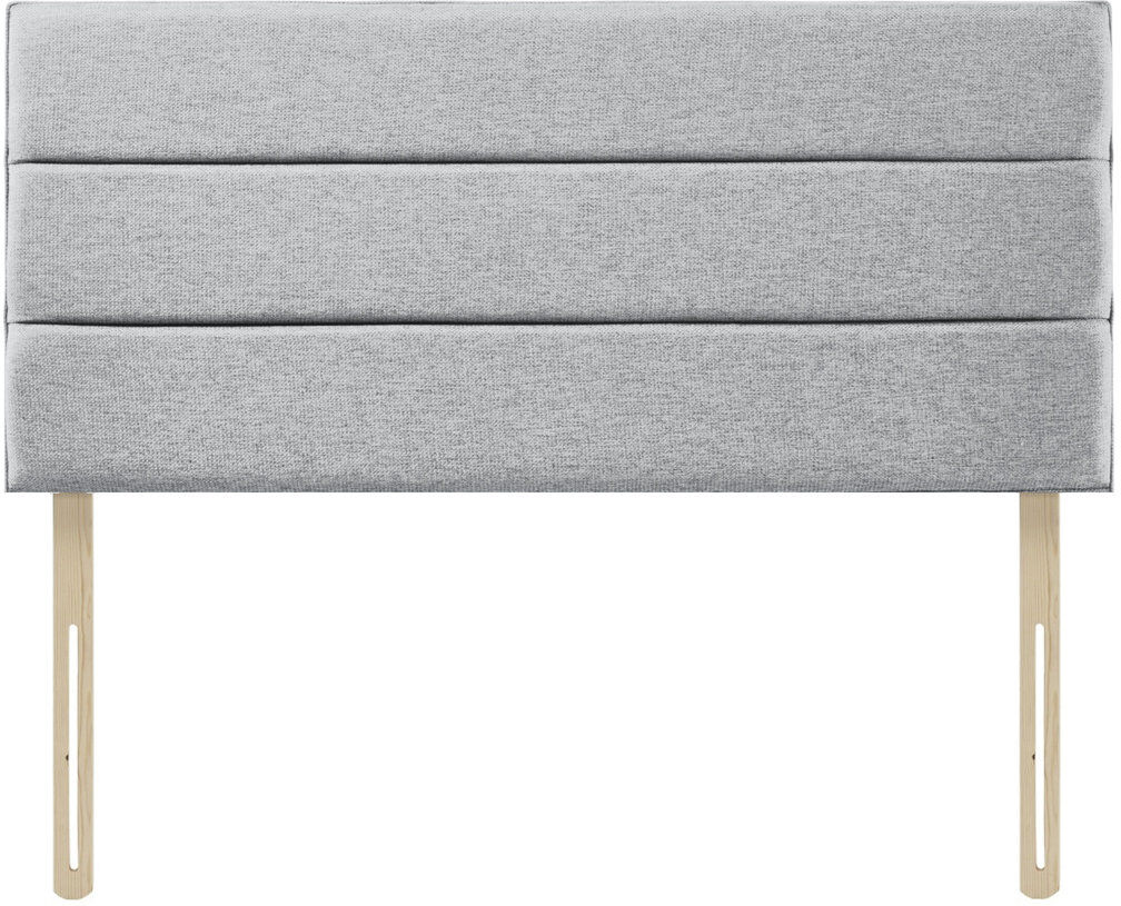 17 Stories Eri Upholstered Chenille Headboard Ivory Double (4'6)
