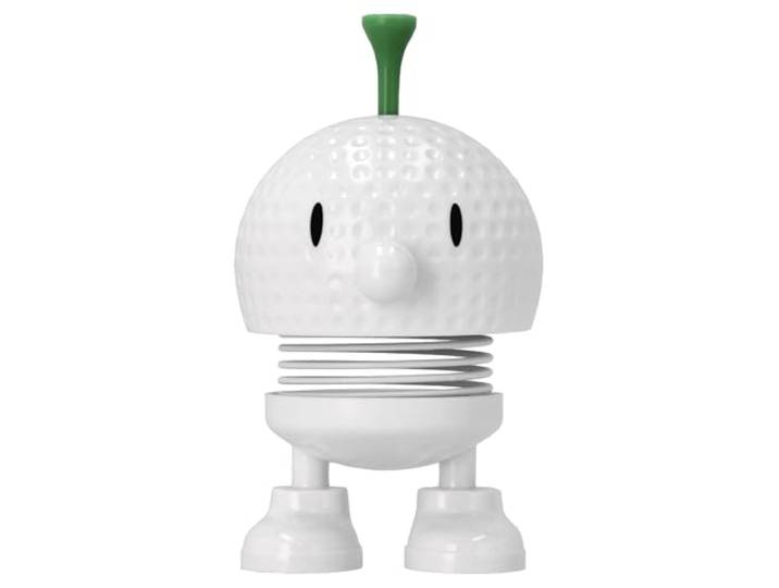Hoptimist Golf Bumble – Wobbly Figure Decoration for Golf Fans and Sports Enthusiasts – Scandinavian Desk and Office Gadget – Fun Gift for Players and Coaches – 7.5 x 5.8 cm – Small – Yellow