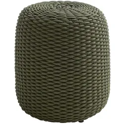 idyl Gartenhocker Eio Ø 40 cm Rope Grün